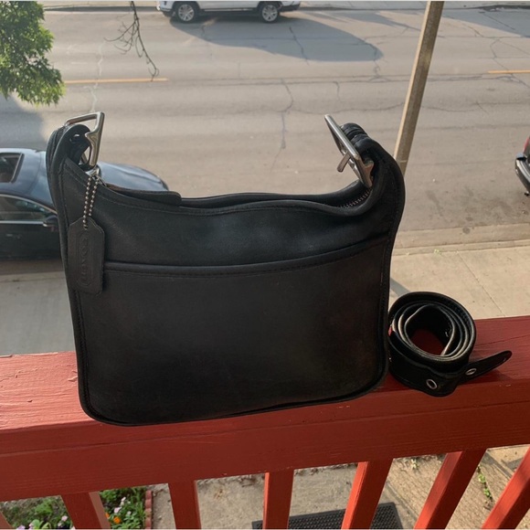 Black Leather Men's Bag